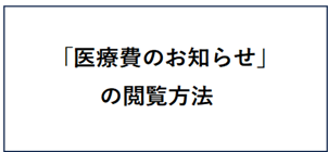 医療費のお知らせ